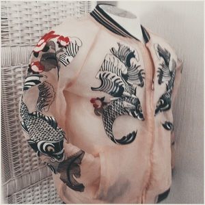 NUDE SPRING BOMBER JACKET SUKAJAN